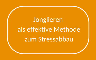 Jonglieren als effektive Methode zum Stressabbau