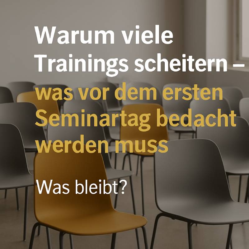 Seminarraum mit Bestuhlung